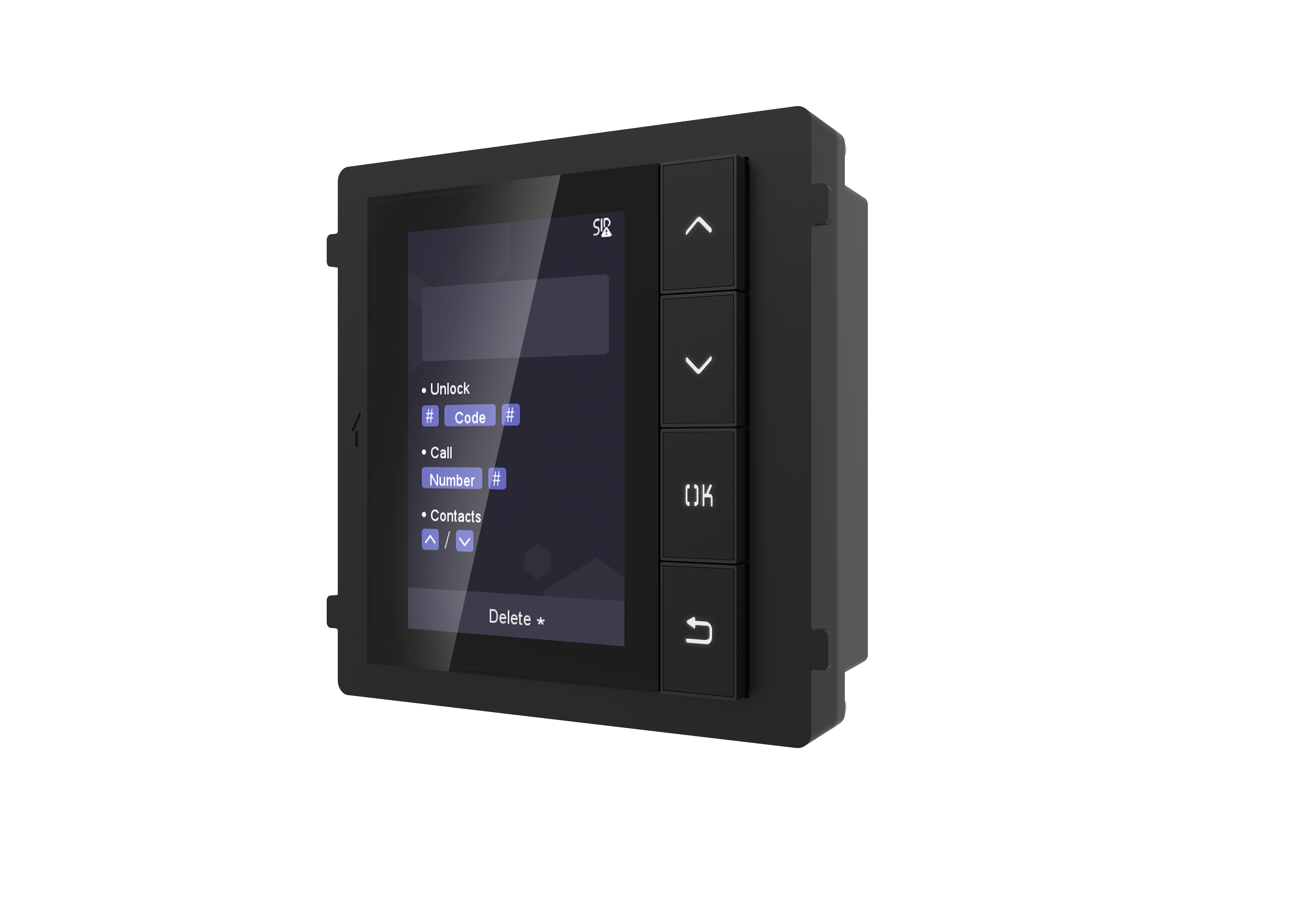 Hikvision DS-KD-DIS - Dodatni modul sa ekranom za modularne pozivne jedinice