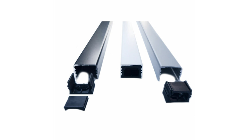 WesternSecurity Aluminijumska kanalica 30x20x2000/kom Crna WesternSecurity Aluminijumska kanalica 30x20x2000/kom Crna